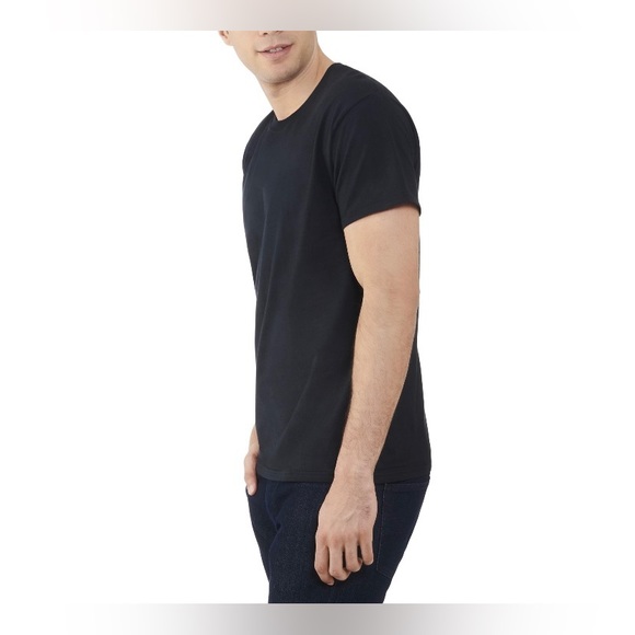FRUIT OF THE LOOM Size L Men's T-Shirt 360 Breathe Short Sleeve Crew Black NWT - Picture 3 of 3